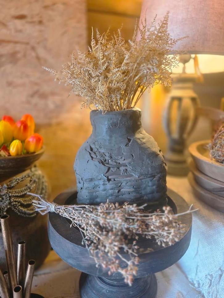 Mini leemmmand, Huis en Inrichting, Woonaccessoires | Schalen en Manden, Nieuw, Mand, Rechthoekig, Riet, Ophalen of Verzenden