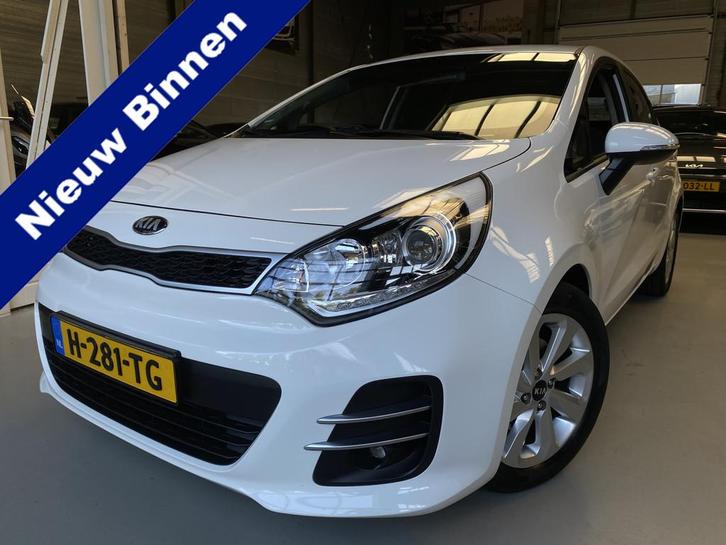 Kia Rio 1.2 CVVT DynamicLine Camera, Cruise, Navi (bj 2016), Auto's, Kia, Bedrijf, Te koop, Rio, ABS, Achteruitrijcamera, Airbags