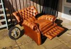 Chesterfield🇬🇧 relax springvale leder cognac jaren 90, Huis en Inrichting, Fauteuils, Ophalen, Gebruikt, Mancave,industrieel,klassiek,retro