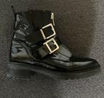 Manfield: Lakleren laarsjes zgan!, Kleding | Dames, Ophalen of Verzenden, Zo goed als nieuw, Zwart