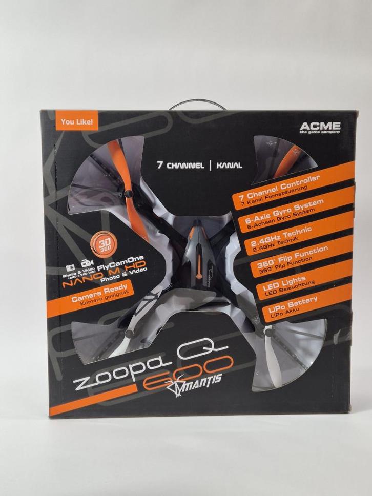 ACME Zoopa Q600 Mantis Drone, Audio, Tv en Foto, Drones