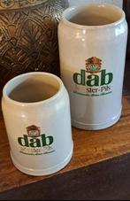 2 Duitse bierpullen DAB, Overige merken, Ophalen of Verzenden, Zo goed als nieuw