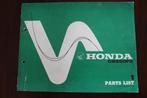 Honda CB550 F2 1976 motorcycle parts list CB 550 F2 CB550F2, Ophalen of Verzenden, Honda
