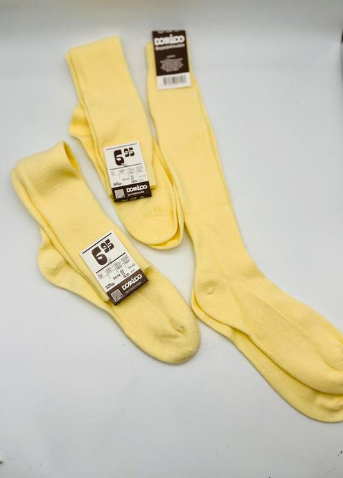 3 paar lange gele sokken, Kleding | Dames, Sokken en Kousen, Zo goed als nieuw, Sokken en Kniesokken, Maat 39 t/m 42, Geel, Ophalen of Verzenden