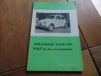 Vraagbaak Fiat 500, Fiat 500 D, 500 Giardiniera vanaf 1957, Verzenden