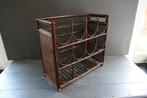 Vintage Manou wijnrek voor 12 flessen., Ophalen of Verzenden, Overige materialen, Minder dan 50 cm, 5 tot 15 flessen