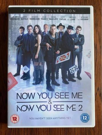 2-DVD Now you see me 1 & 2; Daniel Radcliffe, Morgan Freeman