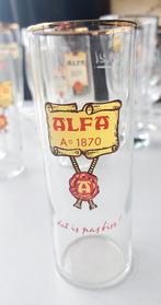 Alfa bierglazen collectie 1 ook per stuk te koop, Verzamelen, Biermerken, Ophalen of Verzenden, Zo goed als nieuw