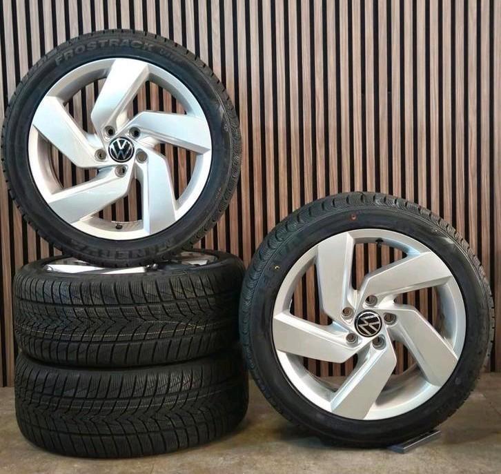 ZGAN 17" Orig Volkswagen GOLF GTI Velgen+Nieuwe WINTERBANDEN, Auto-onderdelen, Banden en Velgen, Banden en Velgen, Winterbanden