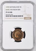 5 cent 1970 NGC Proof 65 RB (€ 350), Verzenden, Koningin Juliana, 5 cent, Losse munt