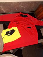 Scheidsrechtersshirts Stanno (geel en rood) Adidas (blauw), Kleding | Heren, Sportkleding, Maat 48/50 (M), Zo goed als nieuw, Adidas