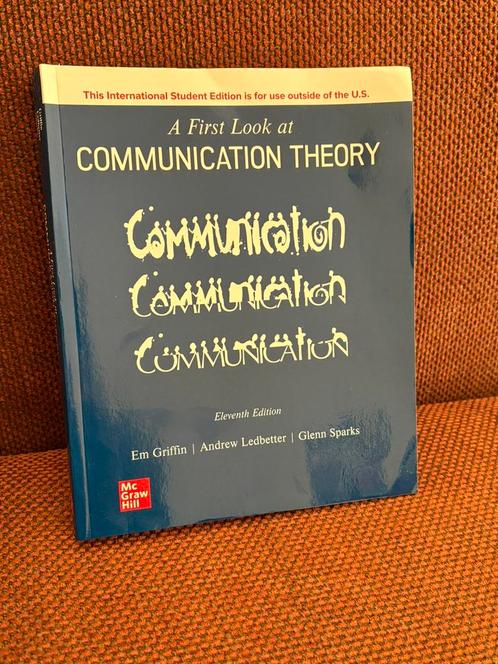 Communication Theory, Boeken, Studieboeken en Cursussen, Zo goed als nieuw, WO, Beta, Ophalen of Verzenden
