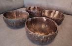4 Kokosnoot Schaaltjes - Ø15cm, H7.5cm, Ophalen of Verzenden