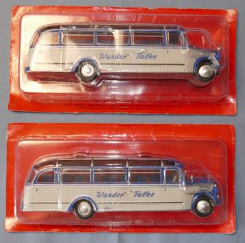 Restpartij 11 autobussen Atlas Hachette voor onderdelen 1/50 beschikbaar voor biedingen