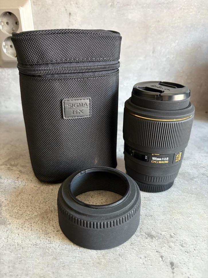 Sigma objectief 105 mm F2.8 EX DG Macro voor Sony A mount., Audio, Tv en Foto, Fotografie | Lenzen en Objectieven, Zo goed als nieuw