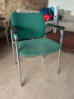 GISPEN look a like vintage stoellen met buizen en armleuning, Huis en Inrichting, Stoelen, Ophalen, Gebruikt, Twee, Overige kleuren
