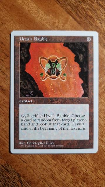 MTG 5th Edition Urza's Bauble beschikbaar voor biedingen