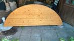 Halfrond tafelblad, Doe-het-zelf en Verbouw, Hout en Planken, Ophalen, Zo goed als nieuw, Minder dan 200 cm, Plank