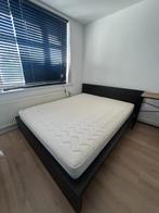MALM ikea Bed, Ophalen, Gebruikt, Zwart, Tweepersoons
