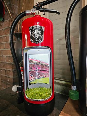 Mooie FC TWENTE brandblusser met ledverlichting  beschikbaar voor biedingen