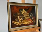 JW van Trirum, drie spelende kittens, Antiek en Kunst, Kunst | Schilderijen | Klassiek, Ophalen