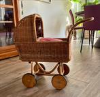 Vintage Rieten Poppenwagen, Ophalen