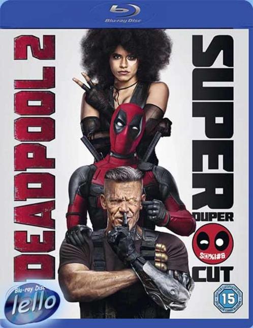 Blu-ray: Deadpool 2, Super Duper Cut (2018 Ryan Reynolds) UK, Cd's en Dvd's, Blu-ray, Nieuw in verpakking, Actie, Ophalen of Verzenden