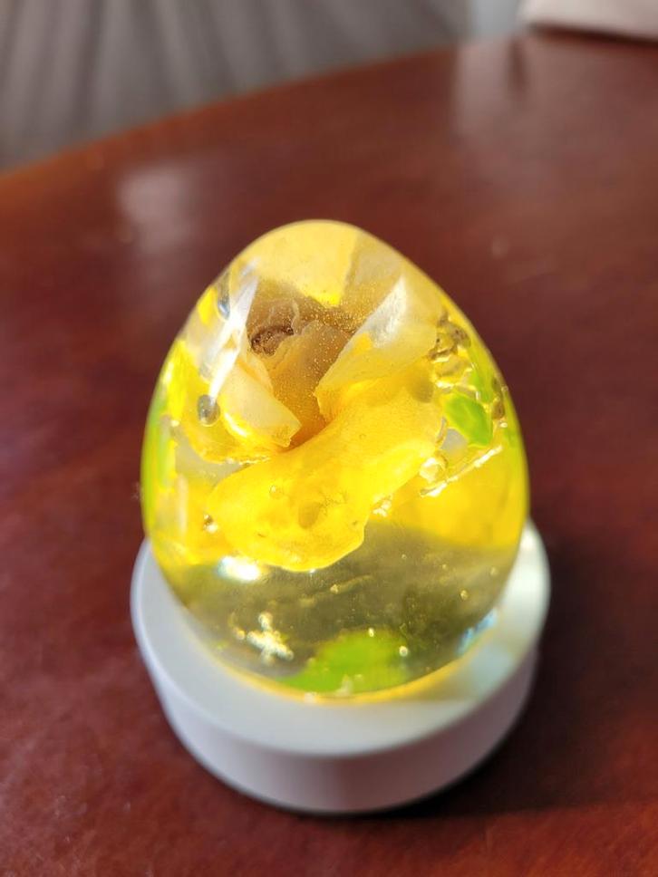 (Bed) lampje / presse papier 10x6 cm, Huis en Inrichting, Lampen | Overige, Ophalen of Verzenden