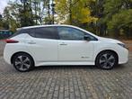 Nissan Leaf N-Connecta 40kWh 2018 Wit Navi | Camera | Stoelv, Auto's, Stof, Zwart, Wit, Origineel Nederlands