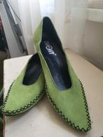 In2It leren instappers mt 38 - Prachtige kleur!, In2It, Ophalen of Verzenden, Groen, Instappers