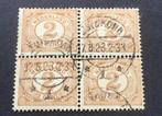 NVPH 54 Blok van 4. Stempel Zuidhorn?, Ophalen of Verzenden, T/m 1940
