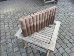 20 Rondbandpalissade Rood/Bruin 50x25x6cm, Ophalen, 25 tot 50 cm, 25 cm of meer, Nieuw