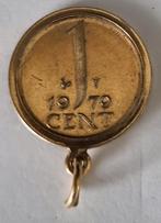 Kettinghanger 1 cent 1979, Ophalen of Verzenden, Zilver, Overige materialen