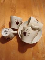 4 espresso kop en schotels, ASA selection Germany, Nieuw, Ophalen of Verzenden, Overige stijlen, Kop(pen) en/of Schotel(s)