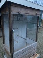 Te koop mooi vogelhok, Dieren en Toebehoren, Vogels | Hokken en Kooien, Ophalen, Hout, Volière