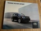 Range Rover Sport autofolder 2012 brochure, Boeken, Overige merken, Ophalen of Verzenden, Zo goed als nieuw
