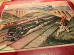 Blikken trein O spoor, Hobby en Vrije tijd, Modeltreinen | Overige schalen, Overige merken, Gelijkstroom of Wisselstroom, Ophalen of Verzenden