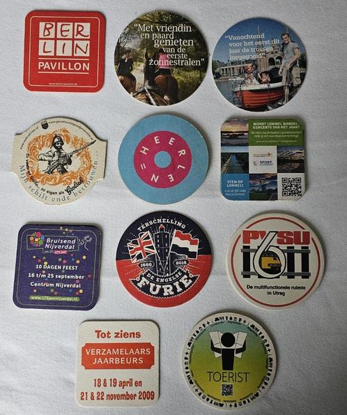 17 Bierviltjes Toerisme, Verzamelen, Biermerken, Gebruikt, Viltje(s), Overige merken, Ophalen of Verzenden