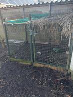 Kippenren met deur, Ophalen, Zo goed als nieuw, Metaal, Volière