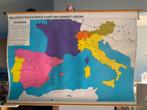 School landkaart Zuidwest Europa, Boeken, Atlassen en Landkaarten, Van Goor Zonen, Europa Overig, Landkaart, 1800 tot 2000