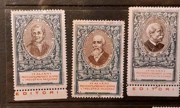 Italië Sluitzegels - Marche Nazionaliste serie IV, 1915 beschikbaar voor biedingen