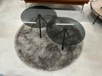 Nieuw Beek Maupertuus Salontafel Zwart Glas Design Tafel 60, 50 tot 100 cm, Rond, Nieuw, Glas