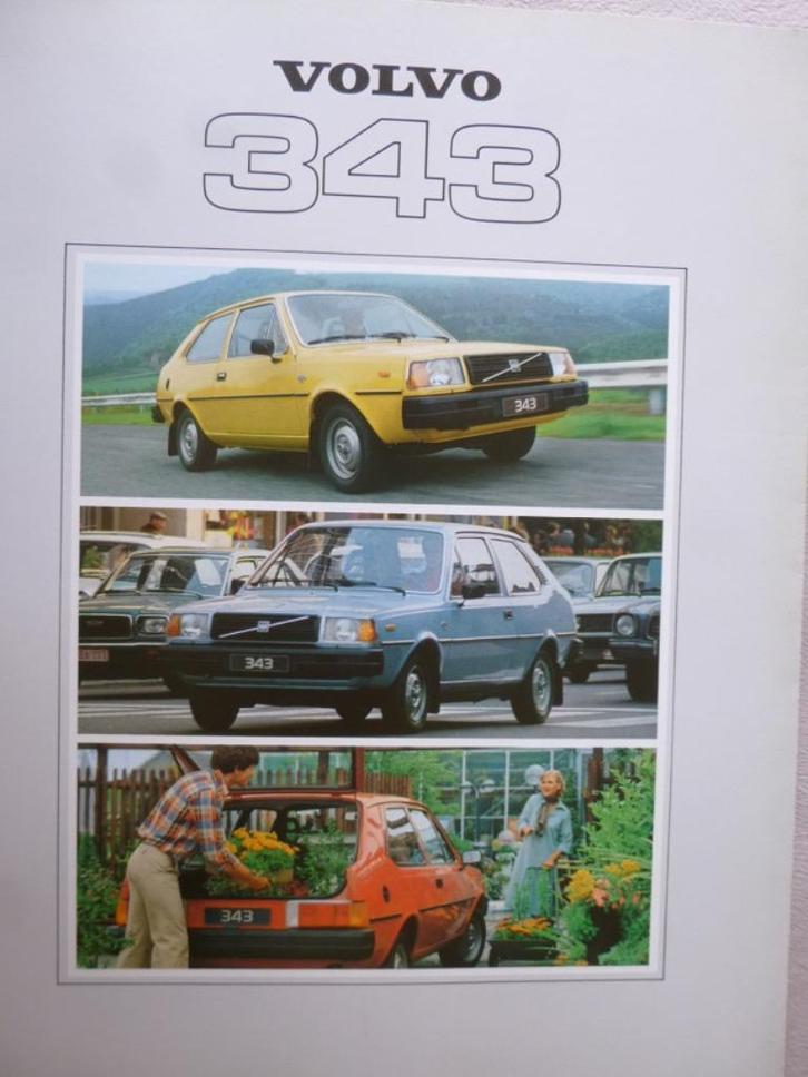Volvo 343, brochure uit 1979, Boeken, Auto's | Folders en Tijdschriften, Gelezen, Volvo, Verzenden