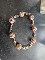 Cloisonne Armband - 19cm, Sieraden, Tassen en Uiterlijk, Armbanden, Gebruikt, Overige kleuren, Ophalen of Verzenden, Met bedels of kralen