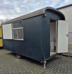 Mooie metalen schaftwagen/bouwkeet/pipowagen/schaftkeet, Doe-het-zelf en Verbouw, Bouwketen en Schaftketen, Ophalen, Gebruikt