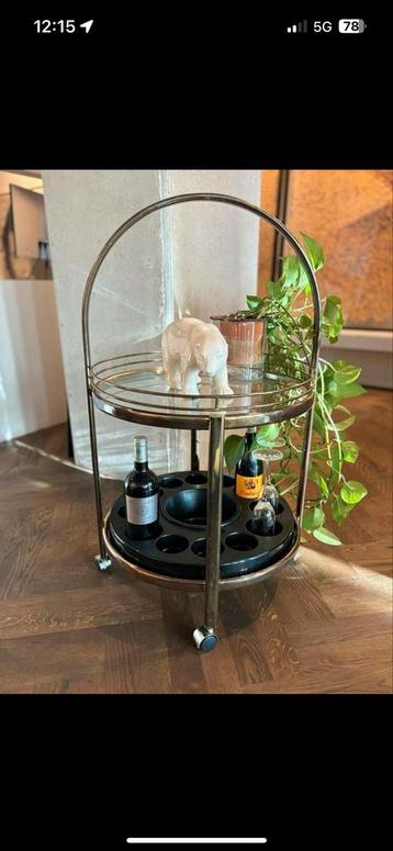 Bar trolley / barwagen / vintage / design beschikbaar voor biedingen