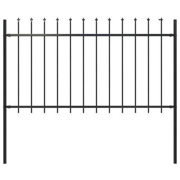 Tuinhek met speerpunt staal 181x100 cm €59 beschikbaar voor biedingen