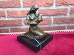 mooi bronzen beeldje, moeder met kind, Antiek en Kunst, Ophalen of Verzenden