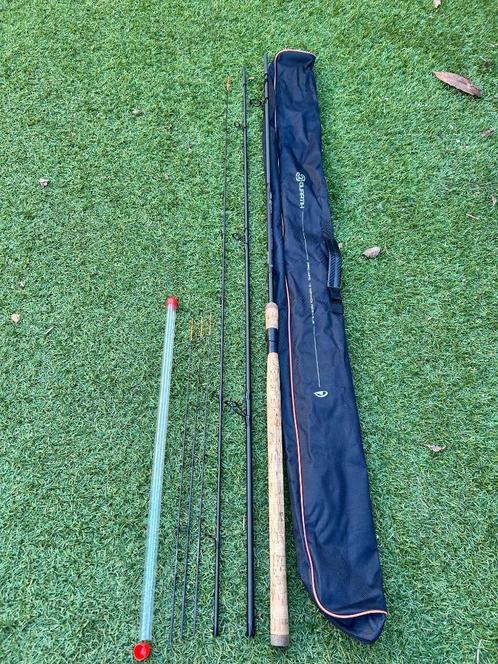 Feeder hengel: Middy Quartix Zero Limits 3.9m 120g Distance, Watersport en Boten, Hengelsport | Witvissen, Zo goed als nieuw, Werphengel