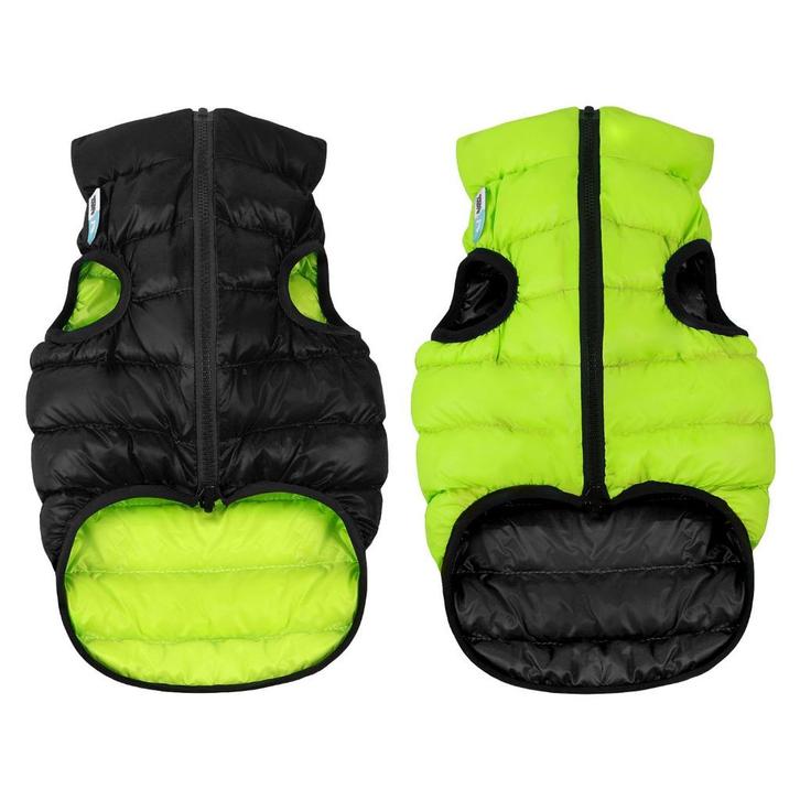 AiryVest Versatile Hondenjas Omkeerbaar M47 Lime-Black -50%!, Dieren en Toebehoren, Hondenkleding, Nieuw, Hondenjas, Ophalen of Verzenden